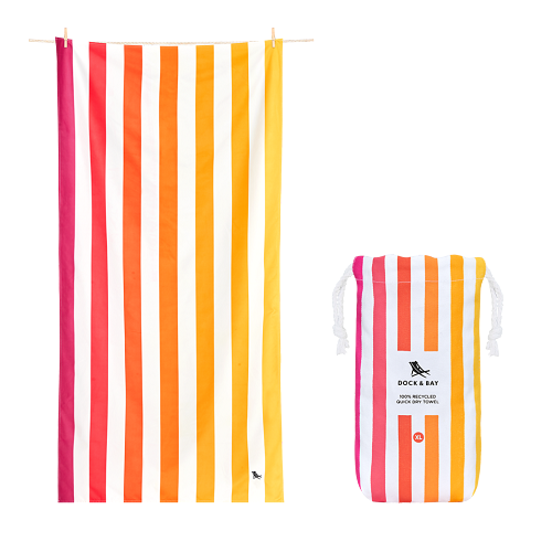 Beach Towels Summer Peach Sunrise XL